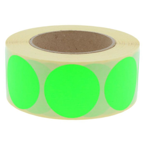Picture of Marking Label 50mm Bright Green 1 inch Core